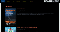 Desktop Screenshot of donniemunro.co.uk