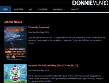 Tablet Screenshot of donniemunro.co.uk